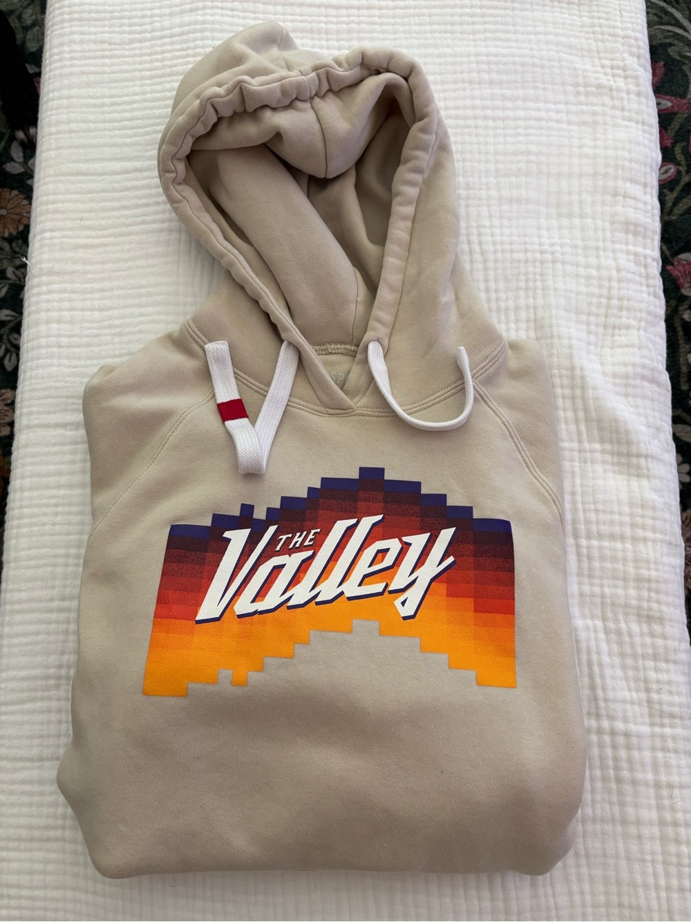 The Valley Graphic Hoodie - Sand Beige